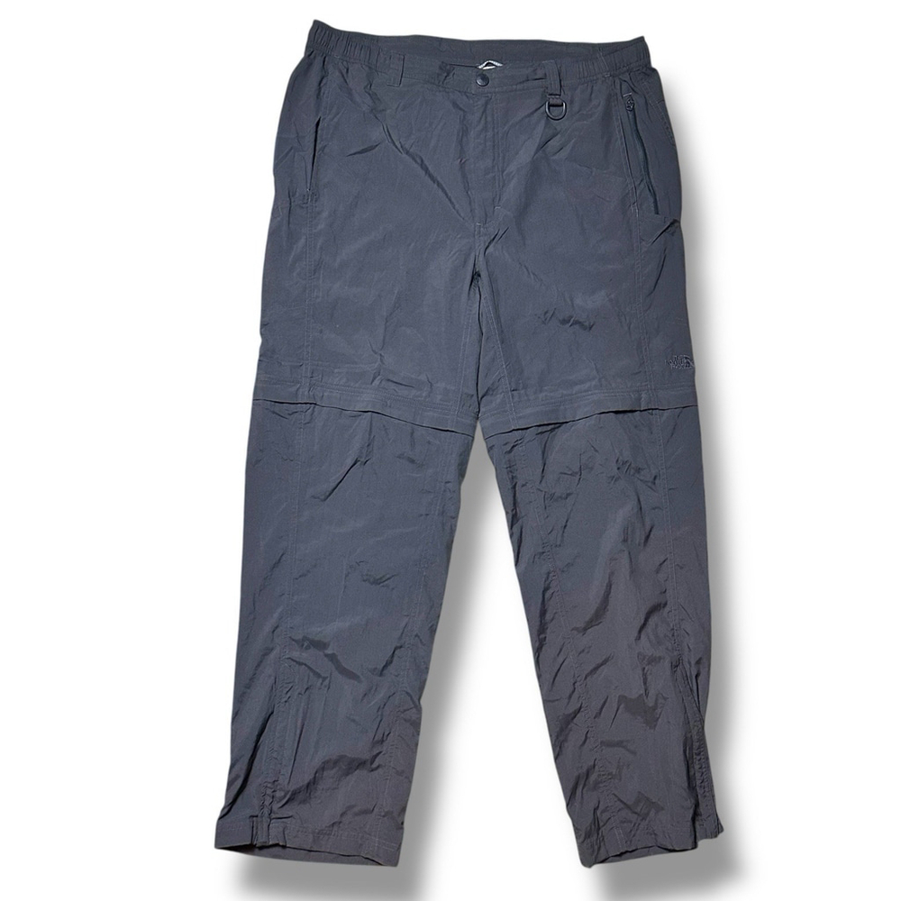 The North Face Mens Hiking Convertible Gray Pants Size XL Nylon Gorpcore Fishing